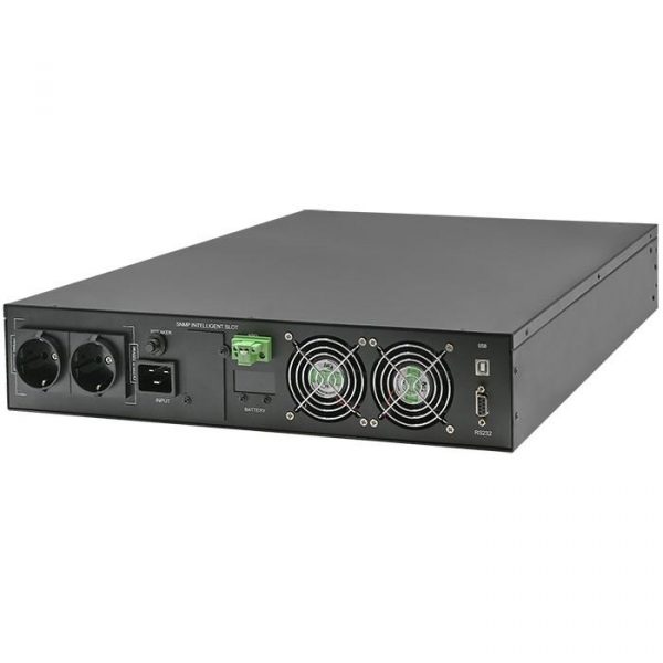 Zasilacz awaryjny UPS Qoltec do RACK | 2.4kVA | 2400W | Power Factor 1.0 | LCD | On-line 5901878522869  - Incom Group
