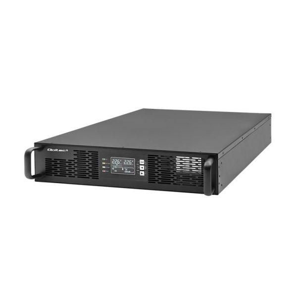 Zasilacz awaryjny UPS Qoltec do RACK | 3kVA | 3000W | Power Factor 1.0 | LCD | On-line 5901878522876  - Incom Group
