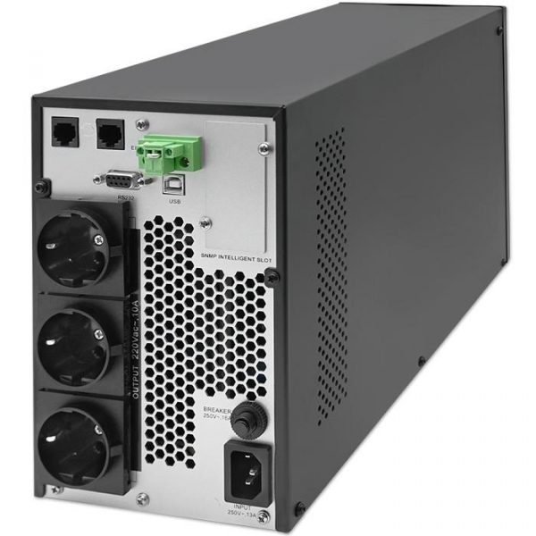 5901878522814  - Incom Group
 Zasilacz awaryjny UPS Qoltec 2kVA | 2000W | Power Factor 1.0 | LCD | EPO | USB | On-line