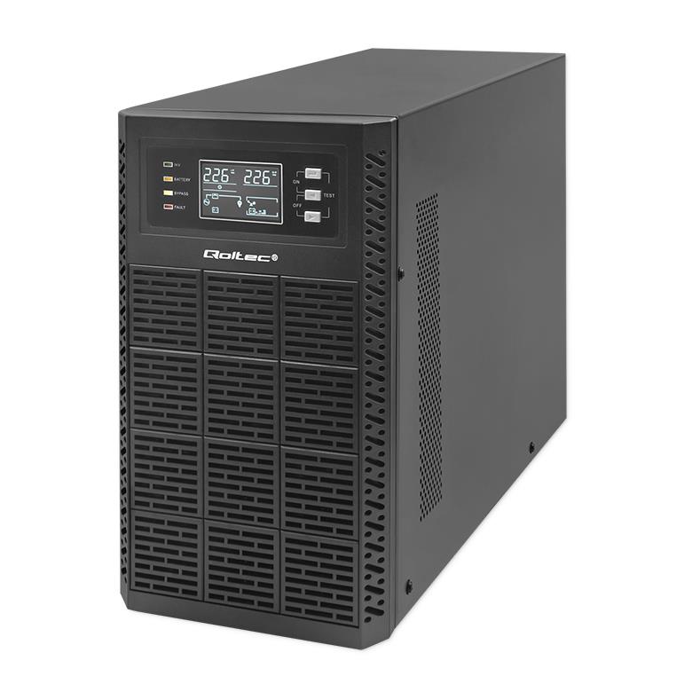  - Incom Group
 Zasilacz awaryjny UPS Qoltec 3kVA | 3000W | Power Factor 1.0 | LCD | EPO | USB | On-line 5901878522821