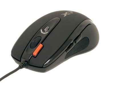 Mysz przewodowa A4Tech EVO XGame Opto Oscar X710 optyczna Gaming USB czarna  - Incom Group
 5907512833148