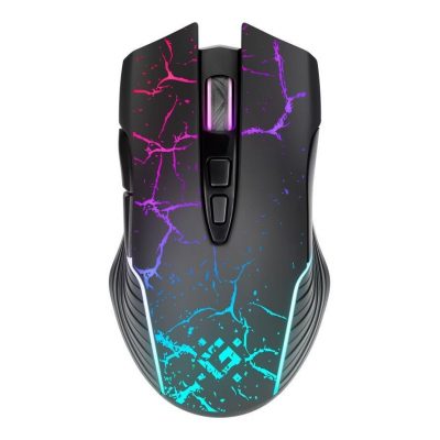 4714033525572  - Incom Group
 Mysz bezprzewodowa Defender COMMANDER GM-511 optyczna 1600dpi czarna RGB AKUMULATOR 7 przycisków Gaming BLUETOOTH