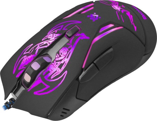 Mysz przewodowa Defender BIONIC GM-250L 3200dpi 6P + podkładka Gaming + GRA  - Incom Group
 4714033522502