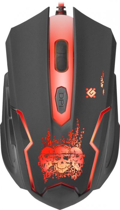  - Incom Group
 4714033521802 Mysz przewodowa Defender SKULL GM-180L 3200dpi 6P + podkładka Gaming + GRA