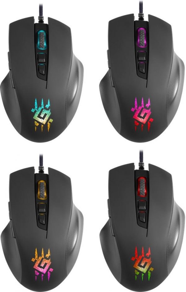  - Incom Group
 Mysz przewodowa Defender WOLVERINE GM-700L 12800dpi 7P Gaming RGB 4714033527002