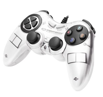 Gamepad PC USB Esperanza "Fighter" biały 5901299947050  - Incom Group
