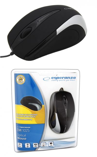 Mysz przewodowa Esperanza SIRIUS EM102S optyczna USB srebrna  - Incom Group
 5905784767031