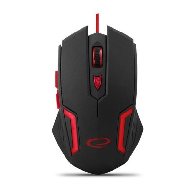 5901299925522  - Incom Group
 Mysz przewodowa Esperanza MX205 Fighter optyczna Gaming 6D USB czarno-czerwona