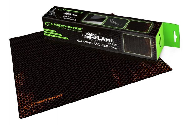 Podkładka pod mysz Esperanza EGP103R Gaming Flame maxi 5901299928035  - Incom Group
