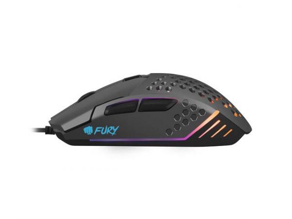 5901969426243 Mysz przewodowa Fury Battler optyczna Gaming 6400 DPI czarna  - Incom Group
