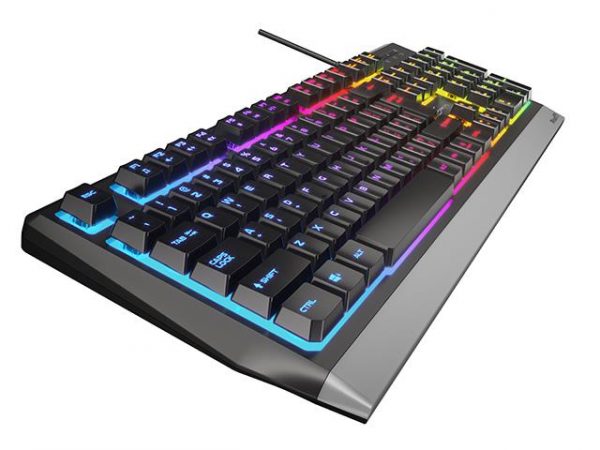 Klawiatura przewodowa Genesis Rhod 300 RGB Gaming czarna 5901969420999  - Incom Group
