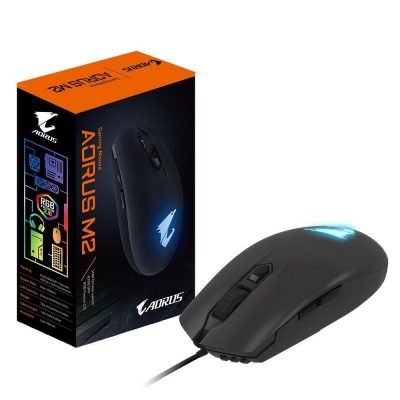 4719331551216 Mysz przewodowa Gigabyte AORUS M2 optyczna Gaming USB czarna  - Incom Group
