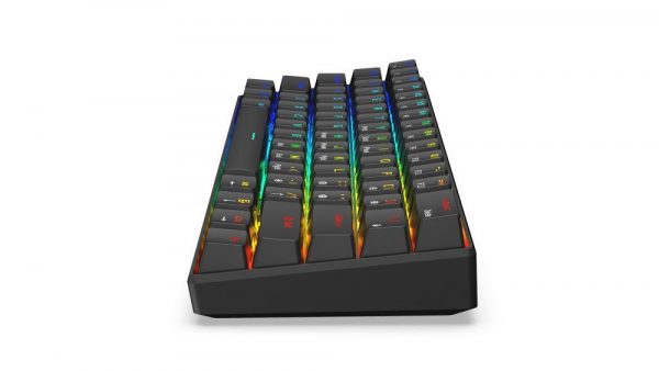 5903018663005  - Incom Group
 Klawiatura bezprzewodowa KRUX Neo PRO RGB Wireless Gateron Red czarna