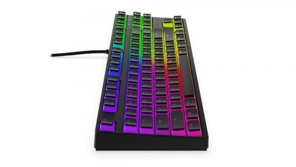 Klawiatura przewodowa Krux Atax PRO RGB Pudding Gateron Yellow czarna  - Incom Group
 5903018664453