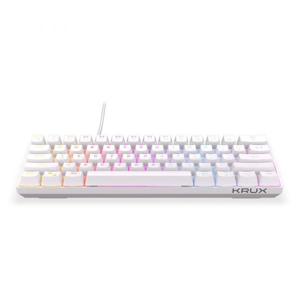  - Incom Group
 5903018666488 Klawiatura przewodowa Krux Qara 60% WHITE RGB