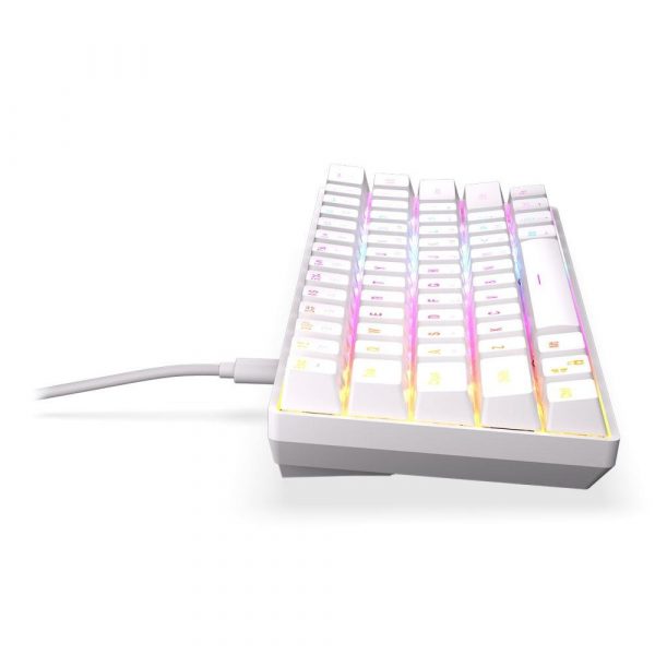  - Incom Group
 5903018666488 Klawiatura przewodowa Krux Qara 60% WHITE RGB