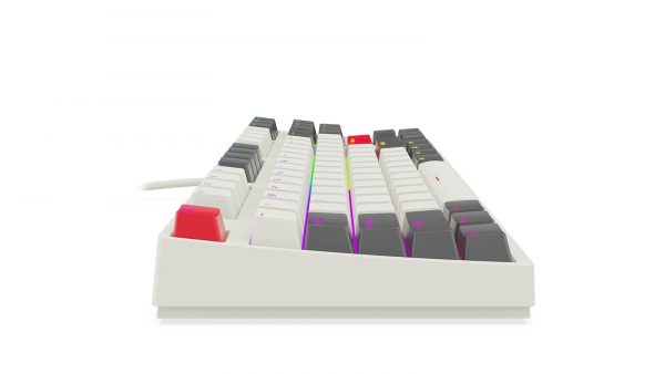  - Incom Group
 5903018664088 Klawiatura przewodowa KRUX ATAX PRO RGB CREATOR RETRO GATERON YELLOW PRO (KRX0110) Biała