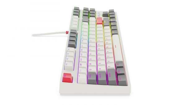 Klawiatura przewodowa KRUX ATAX PRO RGB CREATOR RETRO GATERON YELLOW PRO (KRX0110) Biała 5903018664088  - Incom Group
