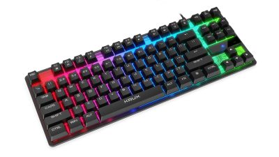  - Incom Group
 Klawiatura przewodowa KRUX Solar TKL RGB (KRX0114) Czarna 5903018664224