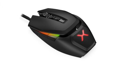 5903018664194  - Incom Group
 Mysz przewodowa KRUX BOT RGB optyczna Gaming czarna