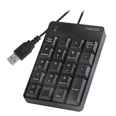  - Incom Group
 4052792051636 Klawiatura USB LogiLink ID0184 numeryczna, 19 klawiszy