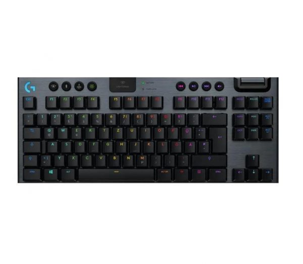 Klawiatura Logitech G915 TKL RGB Mechanical Clicky czarna 5099206089006  - Incom Group
