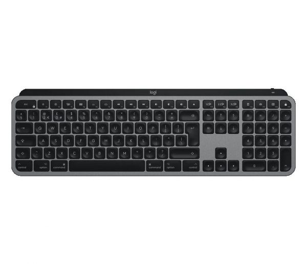 5099206090446 Klawiatura bezprzewodowa Logitech MX KEYS Illuminated dla komputerów Mac czarna  - Incom Group
