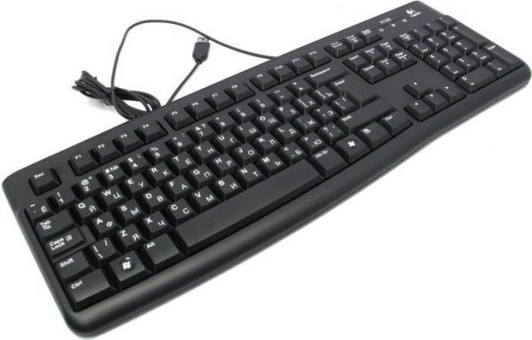 Klawiatura przewodowa Logitech K120 USB cyrylica czarna 5099206021419  - Incom Group
