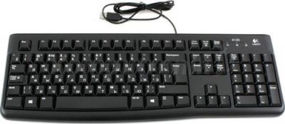 Klawiatura przewodowa Logitech K120 USB cyrylica czarna 5099206021419  - Incom Group
