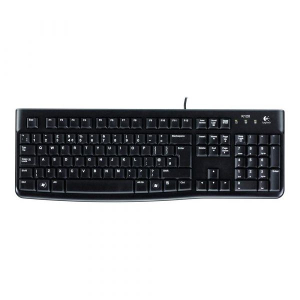 Klawiatura przewodowa Logitech K120 układ czeski czarna  - Incom Group
 5099206021488