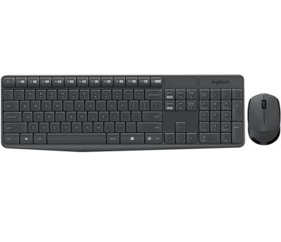 Zestaw bezprzewodowy klawiatura + mysz Logitech MK235 szary 5099206063976  - Incom Group
