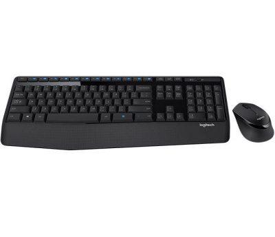 Zestaw bezprzewodowy klawiatura + mysz Logitech Wireless Combo MK345 czarny 5099206053212  - Incom Group
