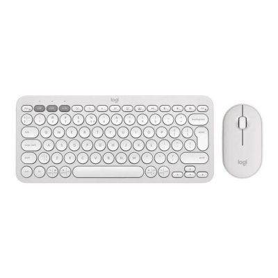 5099206115675  - Incom Group
 Zestaw bezprzewodowy klawiatura + mysz Logitech Pebble 2 Combo biały