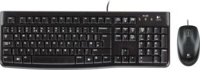 5099206020672  - Incom Group
 Zestaw przewodowy klawiatura + mysz Logitech Desktop MK120 USB czarny