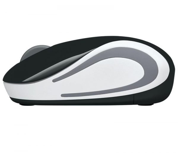  - Incom Group
 Mysz bezprzewodowa Logitech Mini Mouse M187 optyczna czarno-biała 5099206032187