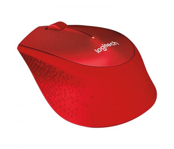 Mysz bezprzewodowa Logitech M330 Silent Plus optyczna czerwona 5099206066694  - Incom Group
