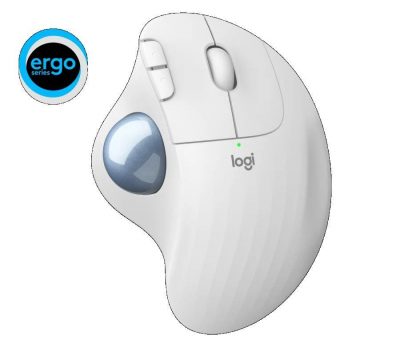 5099206092280 Mysz bezprzewodowa Logitech ERGO M575 ergonomiczna biała  - Incom Group
