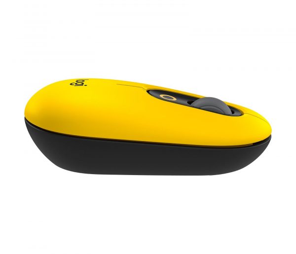 5099206101654  - Incom Group
 Mysz bezprzewodowa Logitech Pop Mouse Black & Yellow optyczna