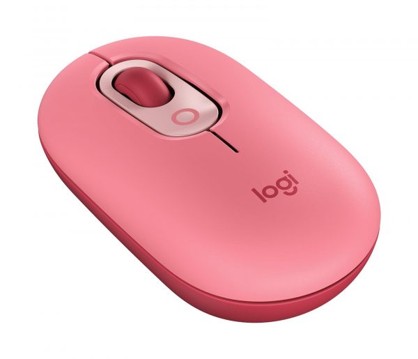 Mysz bezprzewodowa Logitech Pop Mouse Coral Rose optyczna  - Incom Group
 5099206101678