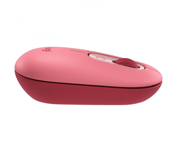 Mysz bezprzewodowa Logitech Pop Mouse Coral Rose optyczna  - Incom Group
 5099206101678