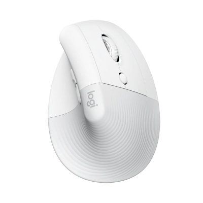  - Incom Group
 Mysz bezprzewodowa Logitech Lift for Mac ergonomiczna pionowa OFF-WHITE / PALE GREY 5099206099906