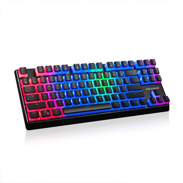  - Incom Group
 5903560980452 Klawiatura przewodowa Modecom Volcano LANPARTY RGB Gaming mechaniczna (Przełącznik BLUE OUTEMU) Pudding Edition