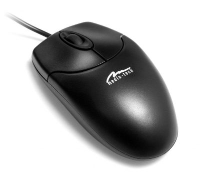 5900882856229 Mysz przewodowa Media-Tech OPTICAL MOUSE MT1075K-PS2 optyczna czarna  - Incom Group
