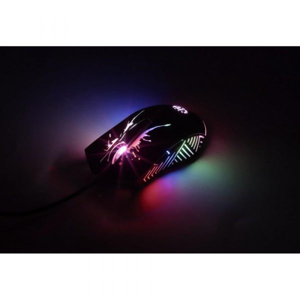 Mysz przewodowa Manhattan 7200dpi Gaming LED RGB USB 0766623190220  - Incom Group
