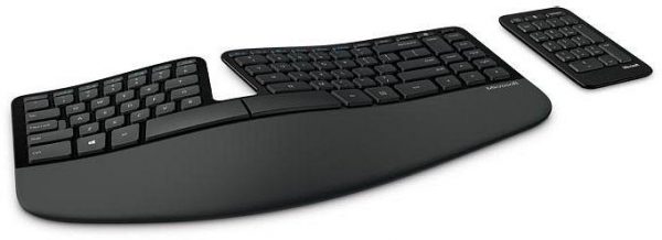 Klawiatura przewodowa Microsoft Sculpt Ergonomic Keyboard for Business 5KV-00005 Czarna  - Incom Group
 0885370602012