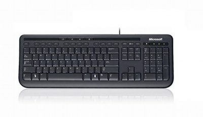 Klawiatura przewodowa Microsoft Wired Keyboard 600 USB czarna 882224741781  - Incom Group
