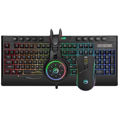 6932391921326 Zestaw przewodowy klawiatura + mysz + słuchawki Marvo CM305 Gaming  - Incom Group
