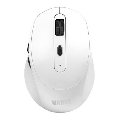 Mysz bezprzewodowa Marvo WM106W WH BT 5.1 + 2,4GHz Cichy Klik, Akumulatorowa  - Incom Group
 6932391927731