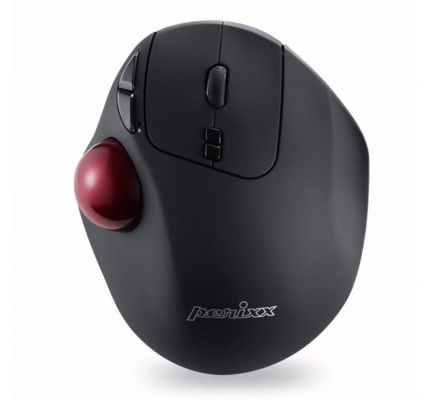  - Incom Group
 Mysz bezprzewodowa Perixx PERIMICE 717 laserowa trackball 34mm czarna 4049571002132