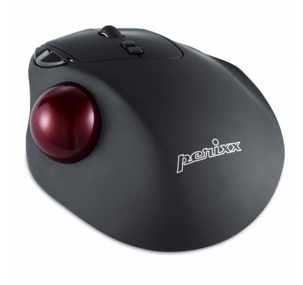  - Incom Group
 Mysz bezprzewodowa Perixx PERIMICE 717 laserowa trackball 34mm czarna 4049571002132